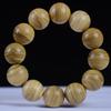 Pulsera Auténtica de Madera de Leche Papúa de 20 mm con 108 Cuentas para Rezar para Hombres y Mujeres Joyería
