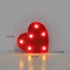 Luz LED de Caractere Chinês de Feliz Aniversário Surpresa Layout de Cena para Porta-Malas de Carro Decoração de Festa Romântica Quarto