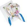 Nuevo Pañuelo de Seda Transfronterizo de Comercio Exterior, Pañuelo de Atmósfera Estilo Coreano, Pañuelo Cuadrado Ligero Estampado para Primavera y Verano, Accesorio para la Cabeza