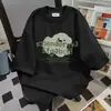 Talla Europea Transfronteriza Nueva Camiseta de Manga Corta para Mujer Moda Estampado de Letras Casual Cuello Redondo Cómoda