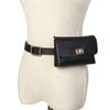 2019 transfronterizo nueva moda todo partido retro serpiente piel PU cinturón desmontable bolsa para teléfono móvil bolso de cintura para mujer