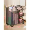 Estante organizador de herramientas deportivas, cesta de almacenamiento para esterilla de yoga, caja de almacenamiento de equipos de fitness móviles para el hogar con ruedas
