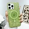 Funda Magnética Brillante de Fragmento para Teléfono Móvil para Apple 16promax Tendencia 15 Caída 11 Moda 16 Creativo 12