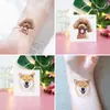 Adesivos de Tatuagem Infantis Animais Pequenos Pet Desenho Animado Meninos e Meninas Fofos à Prova d'Água Temporários para Rosto Estoque Pronto Transfronteiriço