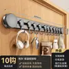 Ganchos de ventosa para detrás de las puertas, sin clavos, tendedero sin rastro para dormitorio, entrada, colgar ropa, bolsos y llaves, perchero multiusos