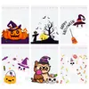 Nuevo Spot Calabaza Fantasma Halloween Dibujos Animados Bolsa Opp Regalo Fiesta Dulces Galleta Bolsa Autoadhesiva