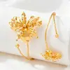 Pulsera Abierta de Flor Plegada con Goteo de Aceite Estilo Metal Europeo y Americano, Pulsera Elegante de Gama Alta Nicho, Accesorio de Mano Exagerado con Personalidad