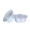 Tazón de Papel de Aluminio Barbacoa Desechable Flor de Cerebro Horneada Caja de Empaque de Tazón de Papel de Aluminio Horneado Freidora de Aire Caja de Papel de Aluminio Redonda