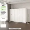 Armario de acero para uso doméstico, fácil de montar, ecológico, libre de formaldehído, inodoro, armario de almacenamiento para adultos y niños en dormitorio o vivienda de alquiler
