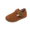 Sapatos Infantis Novos de Primavera e Outono 2025 Sapatos de Menino Solado Macio Confortáveis Sapatos de Bebê para Crianças Pequenas e Médias Sapatos de Couro para Meninas