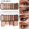 Paleta de sombras de ojos de color maestro a juego suministro directo de fábrica color mate nacarado - súper pigmentación sin caída de polvo maquillaje a prueba de agua y sudor herramienta de maquillaje de belleza portátil con ventosa magnética sombra de ojos