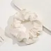 Scrunchie Floral de Bolinhas Azuis Estilo Francês Prendedor de Cabelo para Mulheres, Acessório de Cabelo de Tecido Fofo e Versátil