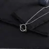 Colares Masculinos de Street Fashion, Pingentes Personalizados de Celebridade da Internet, Correntes Longas para Suéteres, Atacado de Fábrica de Joias de Aço Inoxidável