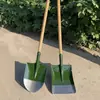 Pala de Hierro con Mango de Madera y Punta Afilada para Ayuda de Emergencia en Desastres Suministro Directo de Fábrica Pala para Control de Inundaciones Lucha contra Inundaciones Suministros de Rescate Pala para Desastres de Inundaciones y Encharcamiento Pala para Tierra