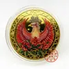 Moneda Conmemorativa de las Doce Constelaciones Moneda Chapada en Oro Constelación de 12 Medallón Conmemorativo de Tarot Europeo y Americano Moneda de Oro Moneda de los Deseos Espejo Cruzado