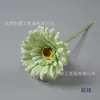 Crisântemo artificial atacado flor de seda única haste curta crisântemo africano casa sala de estar arranjo de flores decoração flang crisântemo pacote ornamentos