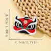 Parches Bordados de Danza del León Estilo Chino para Zapatos, Accesorios de Ropa, Ropa Infantil, Reparación de Suéteres, Parches Bordados por Computadora