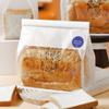 Bolsa para pan de 450 g alambre rizado autosellable bolsa para pan tostado bolsa de papel a prueba de aceite bolsa para hornear venta al por mayor comercial