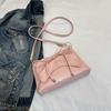 2025 Bolso Estilo Ballet para Mujer Bolso de Hombro con Lazo Perlado Bolso Cruzado Tipo Sobre Bolso Versátil para Chicas Nuevo Plegado
