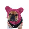 Sombrero cálido de color liso para perro, nuevo, transfronterizo, para ocio, sombrero lindo para mascota, suéter, suministros para mascotas, gorro de forro polar