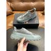 Sapatos Casuais de Camurça Masculinos Zz Transfronteiriços Sapatos Esportivos ao Ar Livre Faixa Elástica Cruzada Sola Grossa Sola Leve Sapatos de Cano Baixo para Homens