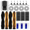 Compatible con accesorios para robot aspirador Dreame X50Pro/X40: cepillo de rodillo doble, cepillo lateral S40, cepillo principal, filtro, paño de mopa, consumibles