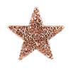 Limei Estrella de Cinco Puntas Pedrería Caliente Estampado en Caliente Patrón Calcomanías de Tela para Zapatos, Sombreros, Bolsos, Accesorios de Ropa Parches de Malla de Pegamento Termofusible