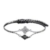 Pulseira Banhada a Prata S925 Estilo Tiktok para Mulheres, Brincos de Trevo com Zircônia Microincrustada de Um Quilate, Joias Estilo Floresta