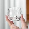 Vaso de Agua de Vidrio Vaso de Té Engrosado Vaso para Dedos Doméstico Juego de Combinación de Diferencias Vaso de Té Aislado Juego de Té Resistente al Calor para Mesa de Té