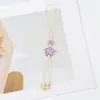 Vacaciones en la Isla~Colgante Llavero de Concha Estrella de Mar para Mujer Estilo Vacaciones en la Playa Sanya Nuevo Diseño de Nicho Accesorios
