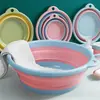 Lavabo Plegable para Hogar Dormitorio de Estudiantes Portable Plegable Pequeño Lavabo Lavabo para Ropa Tamaño Grande Lavabo