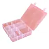 Caja de Plástico Transparente de 12 Compartimentos, Múltiples Especificaciones, para Joyería, Juguetes, Embalaje de Cuentas, Tornillos de Ferretería, Accesorios de Pesca, Caja de Almacenamiento
