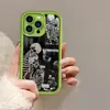 Funda de Teléfono Móvil Transfronteriza con Diseño de Calavera, Adecuada para 18Pro, Funda Suave de Silicona, Funda Protectora Personalizada de Cobertura Total con Agujero Preciso para Iphone16
