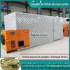 Secador de folhas de ferradura controle inteligente de temperatura cabaça d'água de ferradura equipamento de secagem octogonal casco de burro sala de secagem de vegetais