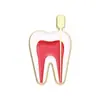 Broche de serie médica transfronteriza nuevo personalidad creativa dibujos animados dentista doctor enfermera traje de diente insignia venta al por mayor