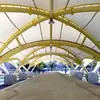 Toldo Personalizado para Estadio de Piscina Estructura de Membrana para Piscina Material PVC/PTFE Toldo para Lugar al Aire Libre