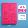 Caderno de Desenho Portátil Pequeno Caderno de Escritório Logo Personalizado Papelaria Couro Macio A5 Bolso com Aba Caderno de Calça