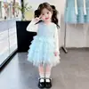 Conjunto de Vestido para Niña para Primavera y Otoño 2026 Nuevo Estilo Coreano Vestido de Tul para Bebé Vestido Pastel Vestido Chaleco Vestido de Princesa