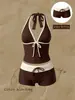 2027 Novo Roupa de Banho Transfronteiriça Tailândia Novo Biquíni Sexy de Bolinhas Conjunto de Biquíni de Bolinhas