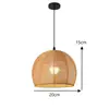 Lámpara colgante de bola de fieltro color crema con hilo de algodón estilo francés para sala de estar, comedor, dormitorio principal, estudio, luminaria de estilo bohemio
