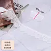 Accesorios de Encaje Elástico de Colores para Manualidades DIY en Tela Ropa, Decoración de Dobladillo de Falda, Materiales Estrechos Negros y Blancos