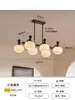 Lustre para Sala de Estar e Sala de Jantar, Iluminação Criativa para Ilha de Bar Estilo Mid-Century Americano, Iluminação de Mesa de Jantar Moderna Minimalista de Designer