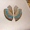 Brincos Irregulares Geométricos, Brincos Estilo Palácio Vintage Retro, Luxo Leve, Brincos de Moda de Alta Qualidade para Mulheres