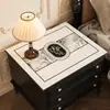Alfombrilla protectora de lujo para mesita de noche, alfombrilla de mesa a prueba de polvo e impermeable, funda de alfombrilla de alta gama para lavadora, mantel especial lavable y limpiable