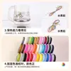 Venta directa de fábrica No.. 72 0.8 Cuerda Trenzada de Hilo de Jade DIY Pulsera de Joyería Tejida a Mano Hilo Colgante de Borla Cordón Venta al por Mayor