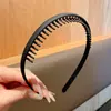 Faixa de Cabelo Minimalista Preta para Arrumar Fios Soltos, Unissex, Faixa Versátil que Não Aperta a Cabeça, Adequada para Lavar o Rosto