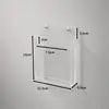 Porta Material Promocional Acrílico de Pared A4, Caja de Almacenamiento de Archivos de Gran Capacidad, Exhibidor de Oficina de Alta Transparencia, Revistero