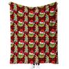 Manta de franela con estampado digital 3D transfronterizo, manta plegable, manta de siesta, manta para aire acondicionado, manta gruesa de doble capa, manta de monstruo de lana verde