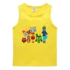 Colete de Verão Infantil 2026 Estilo Coreano Algodão Casual Camiseta Interna Absorvente de Suor Roupa Externa Esportiva Moletom Sem Manga para Meninos