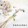 Aleación de Cuatro Vías Pequeño DIY Hecho a Mano Lazo Lindo Cadena para Teléfono Móvil Accesorios Colgante Llavero Cuenta Suelta Joyería